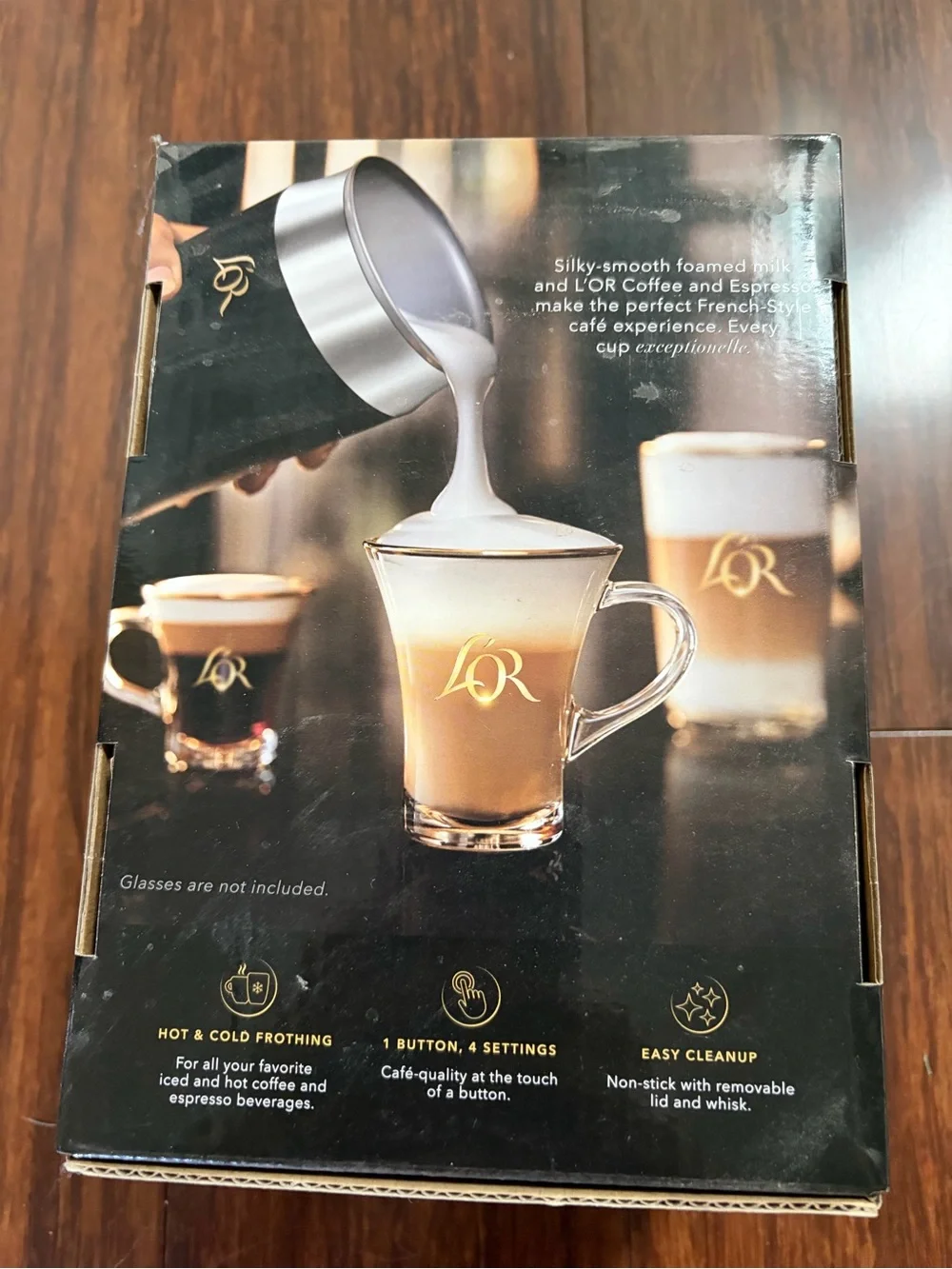 L’OR Milk Frother – Electric Milk Steamer